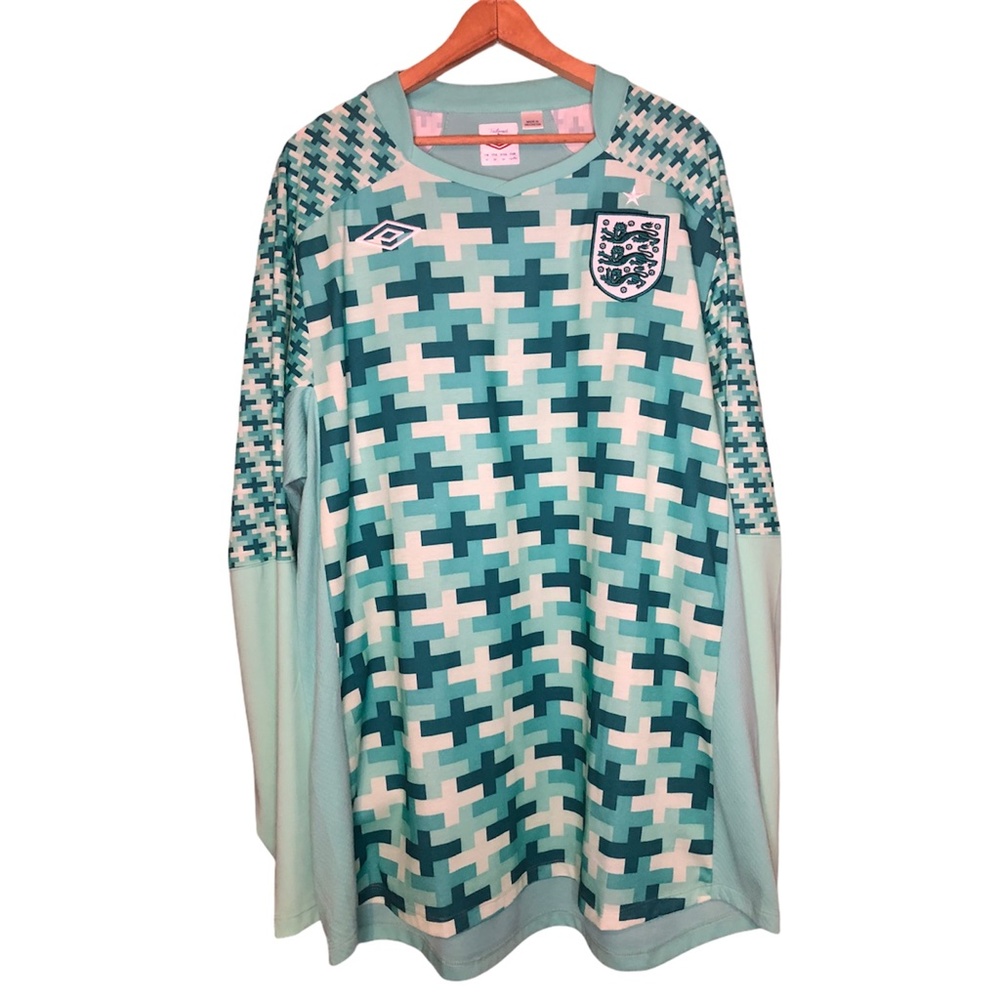 Umbro England Goalkeeper Soccer Away Jersey Sz 52 - Picture 12 of 12